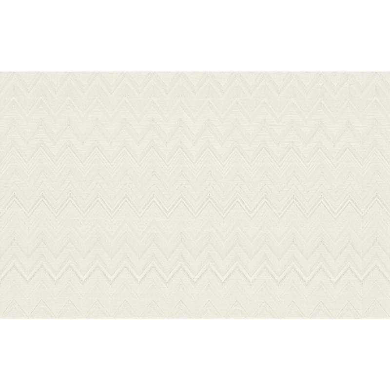 Double rouleau Missoni 4 Happy Zig Zag, Crème