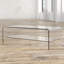 Table basse à tréteaux avec rangement Isberga