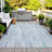 Machine Washable Indoor/Outdoor Xhevrie Mint Rug-112171424