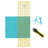 Omnigrid 6-1/2" x 24" Rectangle Quilting and Sewing Ruler