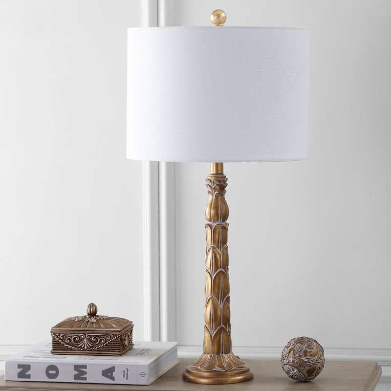 Lampe de table en or antique 29 po Olmead