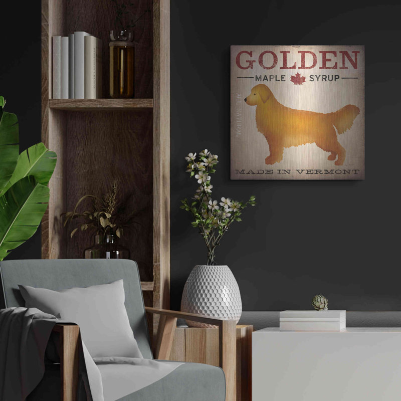 «Golden Dog At Show» par Ryan Fowler, H 24 po x l 24 po