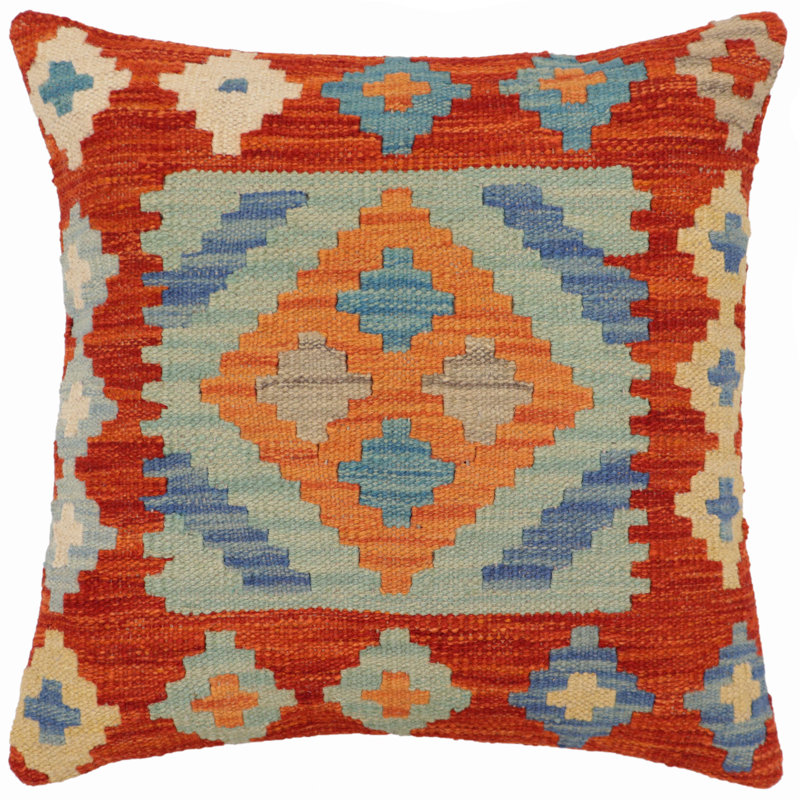 Housse et insert de coussin carré 100% laine