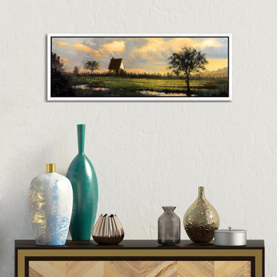 French Countryside by Christopher Clark - Floater Frame Panoramic Gallery-Wrapped Canvas Giclée on Canvas