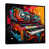 Toile avec cadre flottant noir sélectionné