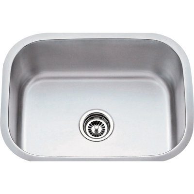 23.5'' L x 17.75'' W Stainless Steel Undermount Service Sink