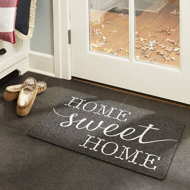 Cermenho Non-Slip Outdoor Door Mat Lark Manor Letter: K, Mat Size: Rectangle 18 x 30