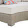Latitude Run® Eyne Curved Loveseat - Tan and Olefin White Cream - 3 Multi Colour Pillows