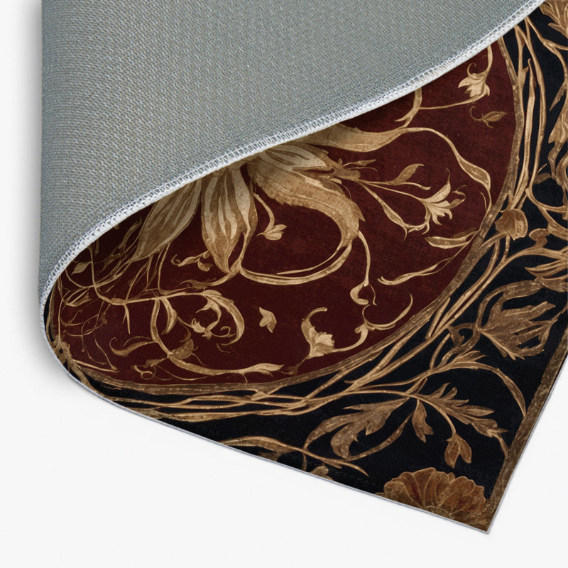 Divine Arabesque Indoor And Outdoor Area Rug, Rectangle 1'6" x 2'6"