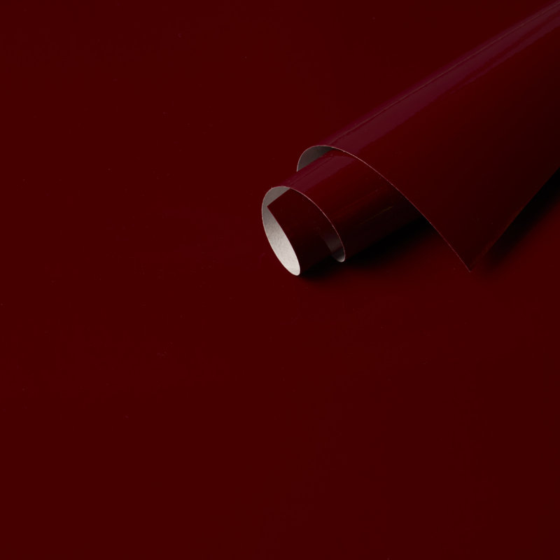Ace Faux Lacquer Performance Vinyl Wallpaper, Maroon