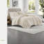 Ensembles de literie luxueux en fausse fourrure Ultrasoft, édredon ivoire pour la maison