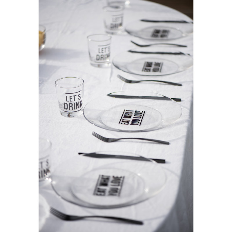 24 Piece Cutlery Set, Service for 6, Black
