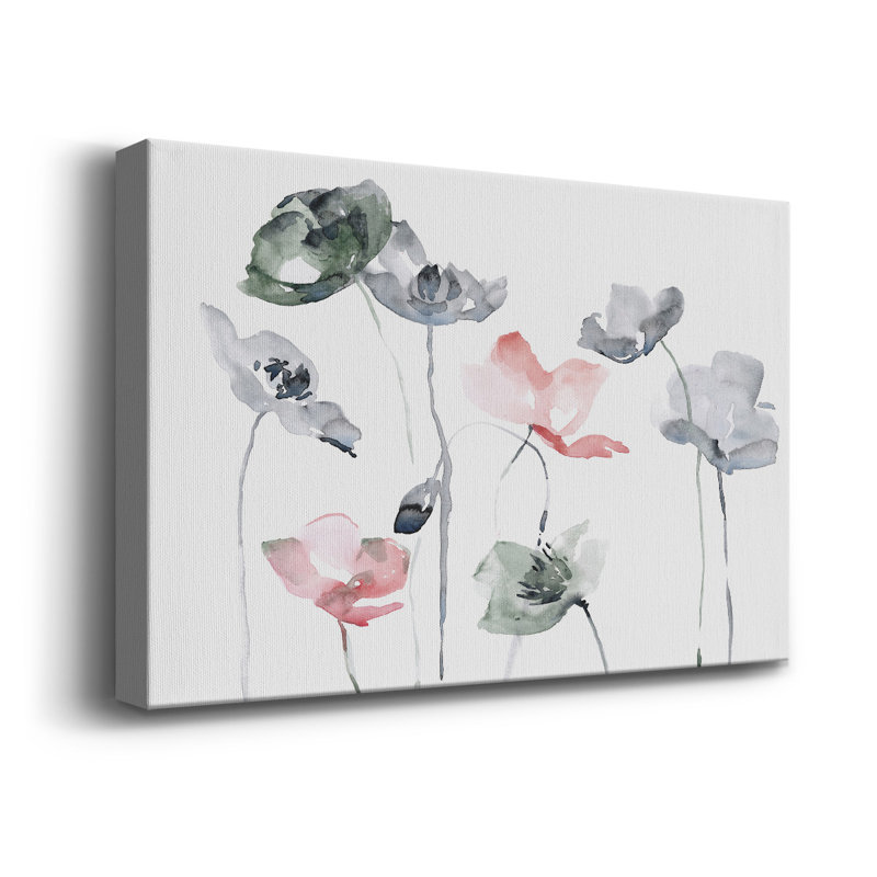 «Poppy Haze II», reproduction sur toile tendue, L 18 po x H 12 po