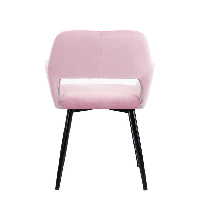 Angeleah Upholstered Dining Chair, Pink