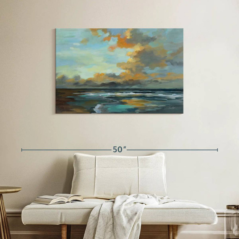 Gillard Oceanside Sunset, 26" H x 39" W