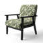 Fauteuil d'appoint rembourré Green Floral