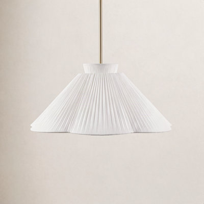 Dimmable Brass Single Light Pendant