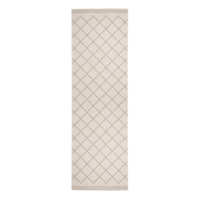Cebu flat-weave rug in gray