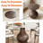 Solid Wood Pedestal Dining Table With Faux Marble For 4/6/8/10 Seats-759712022-760169685-749199780