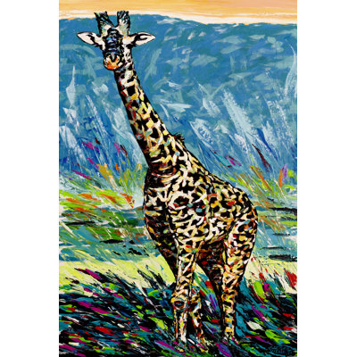 Regal Giraffe I - Painting