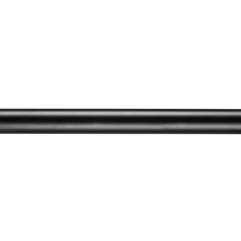 90.5cm Adjustable Straight Tension Shower Curtain Rail with Stick 'n' Lock Adhesive, Matte Black