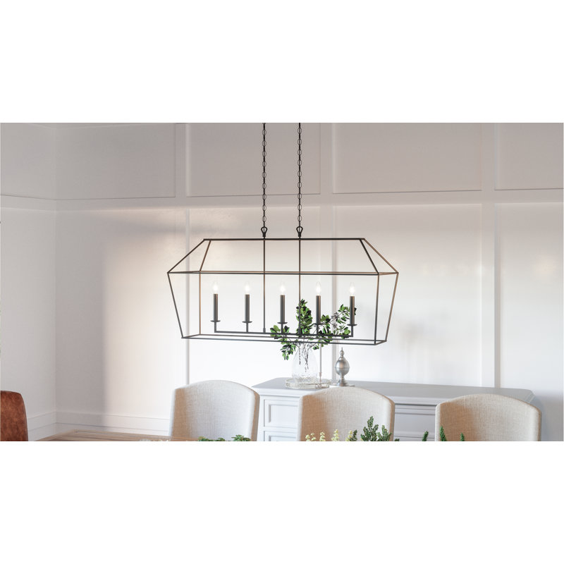 Addyson 5 - Light Kitchen Island Pendant, Palladian Bronze
