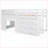 Twin Size Pinewood Loft Bed with 3 Storage Drawers - White, No Box Spring Required