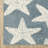 Quince Coastal Star Fish Blue/ Ivory Area Rug-116003359