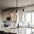 Alorie 3 - Light Industrial Kitchen Island Pendant with 4"W Clear Glass Shade-91224281