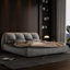 Lit plateforme Everly Quinn Elegant avec tête de lit tapissier et structure solide-852878865-825926912