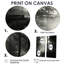 «Black and White Forest Silence», art mural sur toile surdimensionné «Forest»-1430818931-1430818940-1430818942