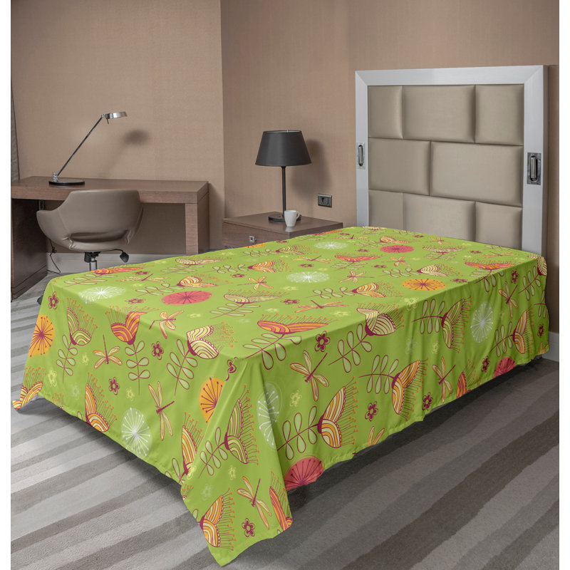 Drap plat Ambesonne, Drap plat pour lit simple