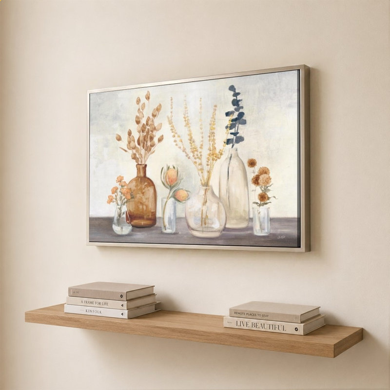 «Autumn Greenhouse I Amber» par Julia Purinton - Impression sur toile