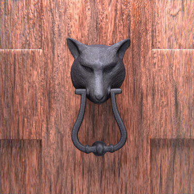 Cast Iron Animal Front Door Knocker