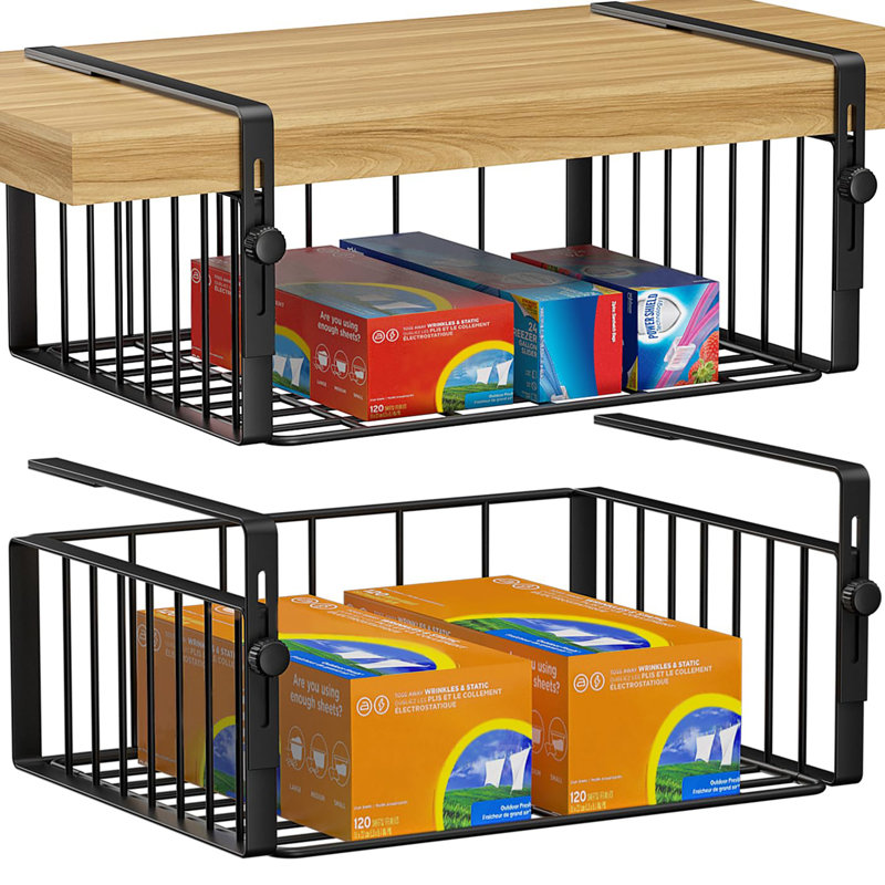 Under Shelf Basket, Black