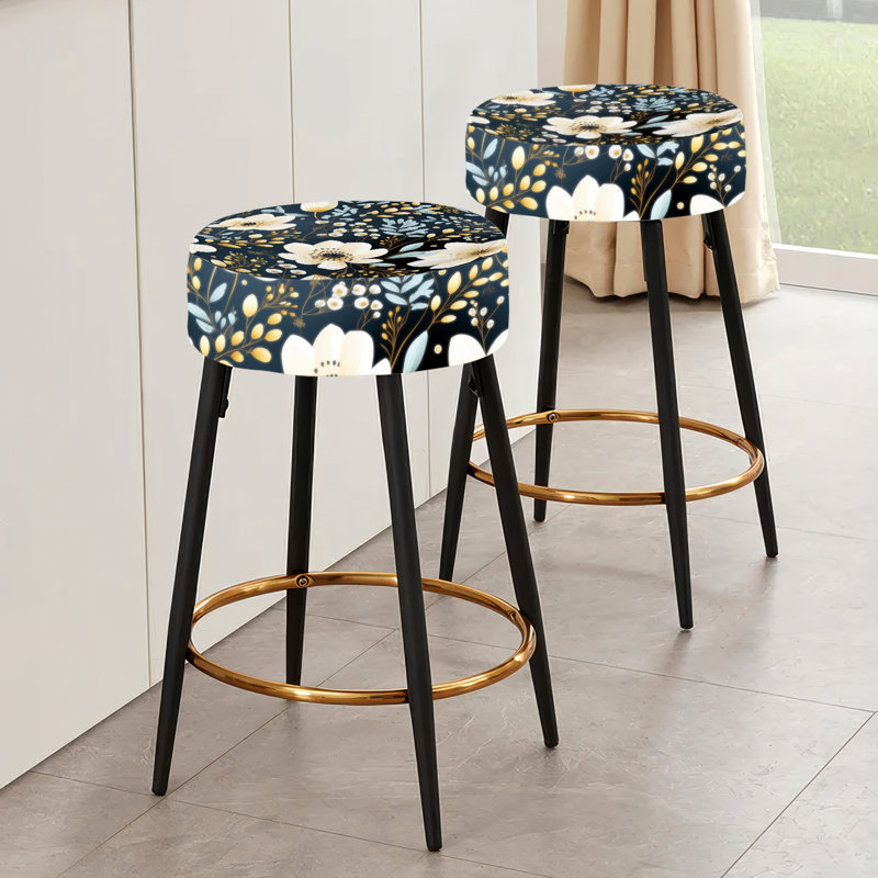 Ensemble de 2 tabourets de bar Watercolor
