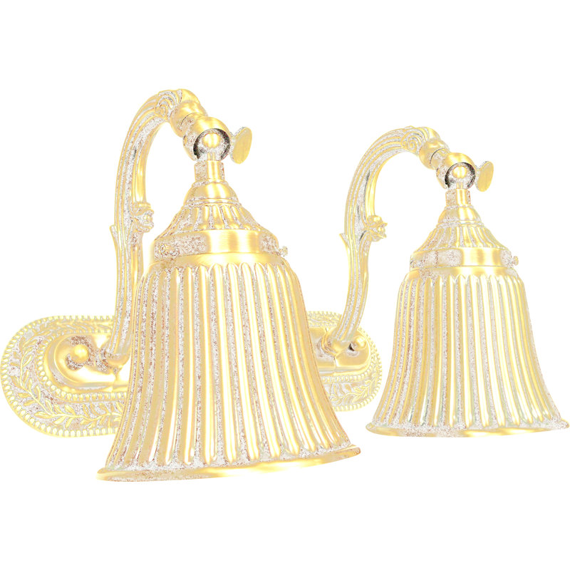Frazee Swing Arm Sconce, White Patina Gold