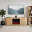 Meuble télé avec foyer Mid-Century-976562796