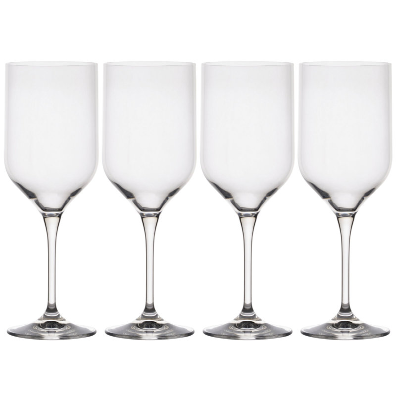 Mikasa Upton Red Wine Glasses, Set Of 4, 18.5 Ounce