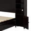 Lit double en bois avec armoire et tablette-1943362130
