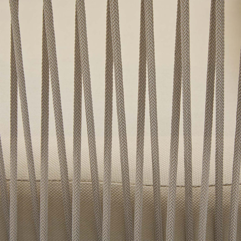 Méridienne chic en aluminium courbé