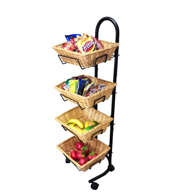 Organisateur de garde-manger sur roulettes