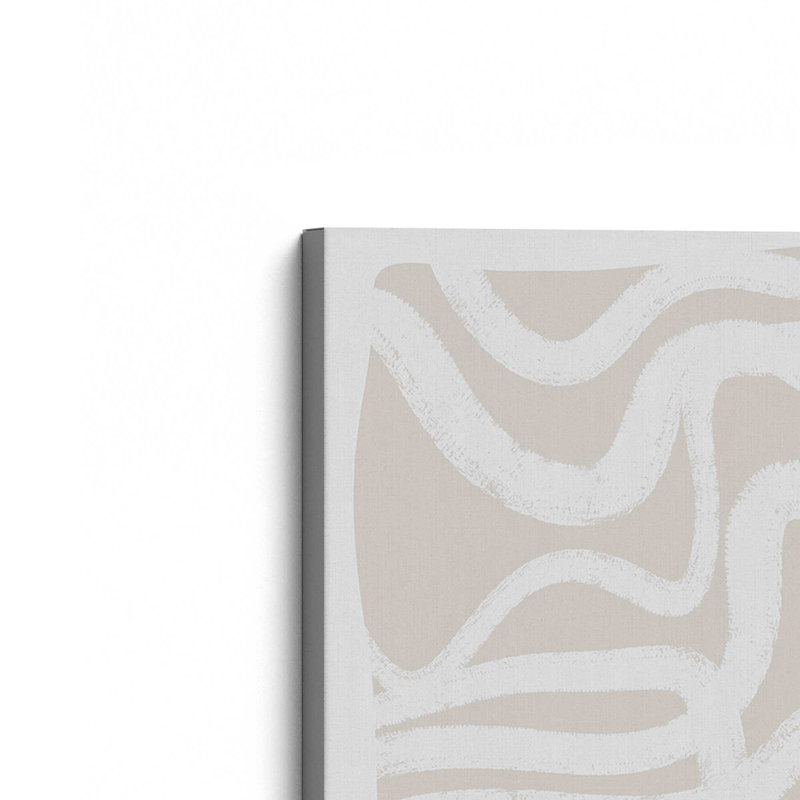 Simple, dessin abstrait I, grande impression sur toile, H 54 po x l 36 po