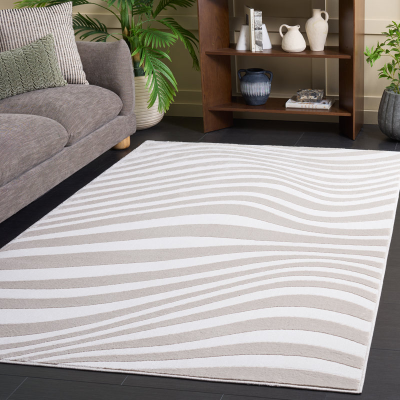 Saylor 136 Performance Abstract Rug, Rectangle 5'5" x 7'7"