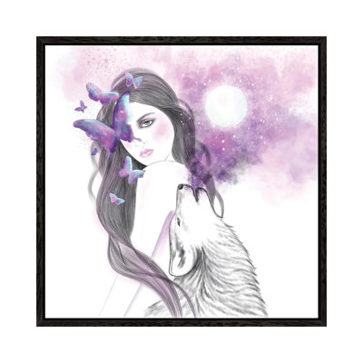 Glitter In The Dark 1 Piece Wall Art on Canvas