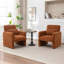 Fauteuil moderne recouvert de lin-130903767