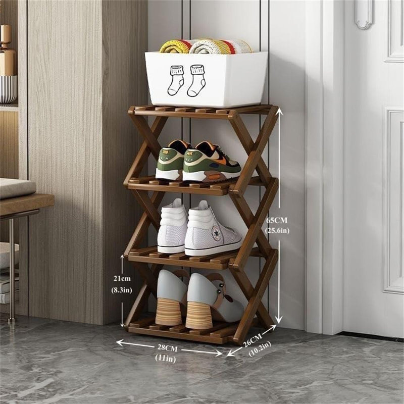 4 Tier Foldable Shoe Rack