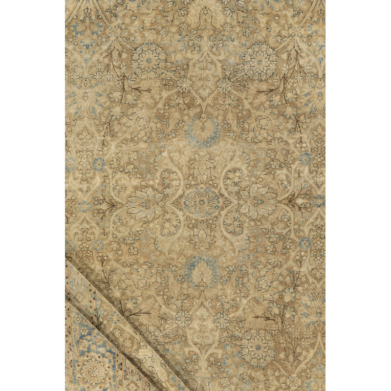 Tapis antique Kerman 8 pi 8 po x 14 pi 3 po