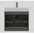 Ben Wall-Mounted Floating Double Sink Bathroom Vanity with Open Shelf