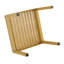 Ensemble de meubles d'intérieur / extérieur deux pièces, 1 chaise et 1 table basse, matériau PP imperméable-593890408